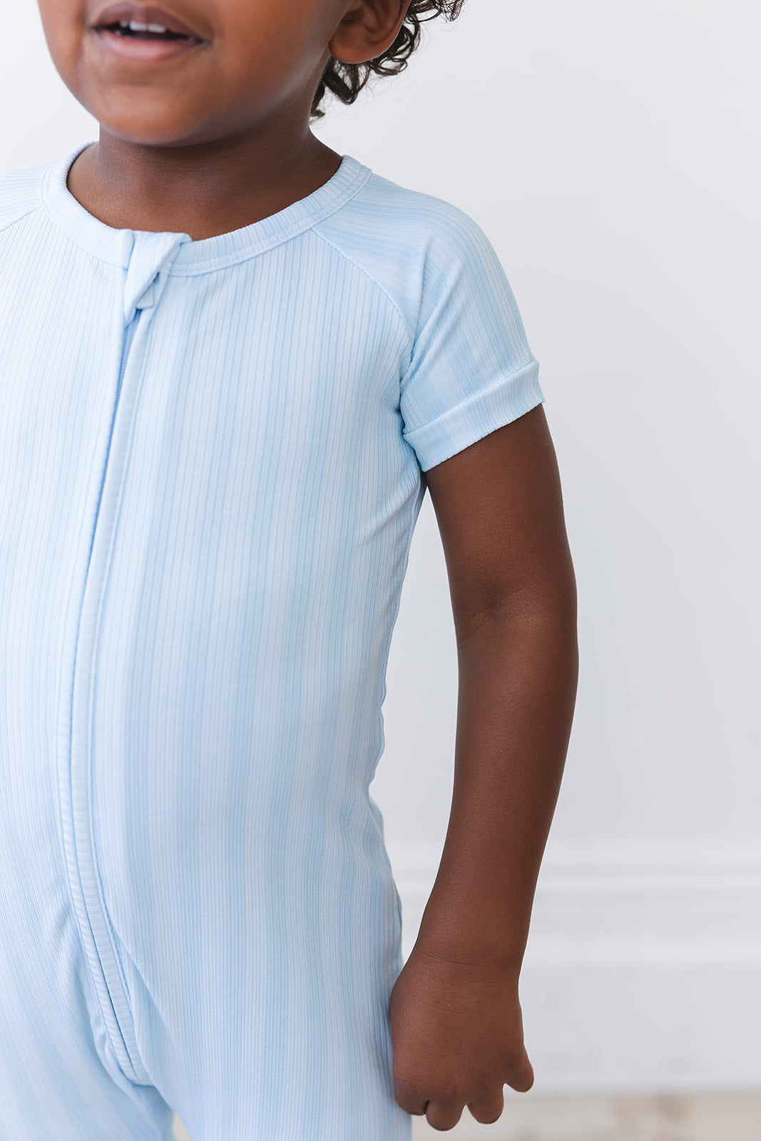 Oliver Ribbed Shortie Onesie