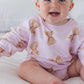 Teddy Cloud Terry Bubble Romper