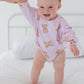 Teddy Cloud Terry Bubble Romper