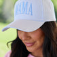 Blue Striped Mama Trucker Hat
