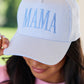 Blue Striped Mama Trucker Hat