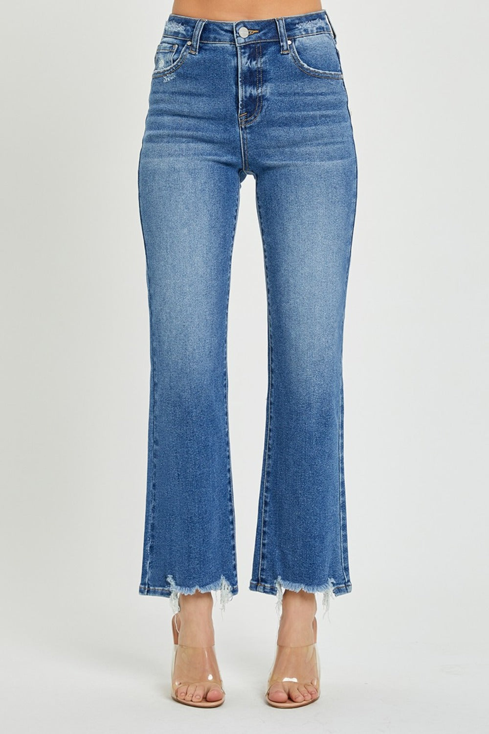 RISEN Astrid High Rise Straight Jeans