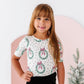 Girly Wreath Scoop Back Tee