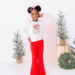 Holly Red | RIBBED FLARES
