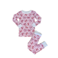 Pink Bow 2-Piece Pajama Set