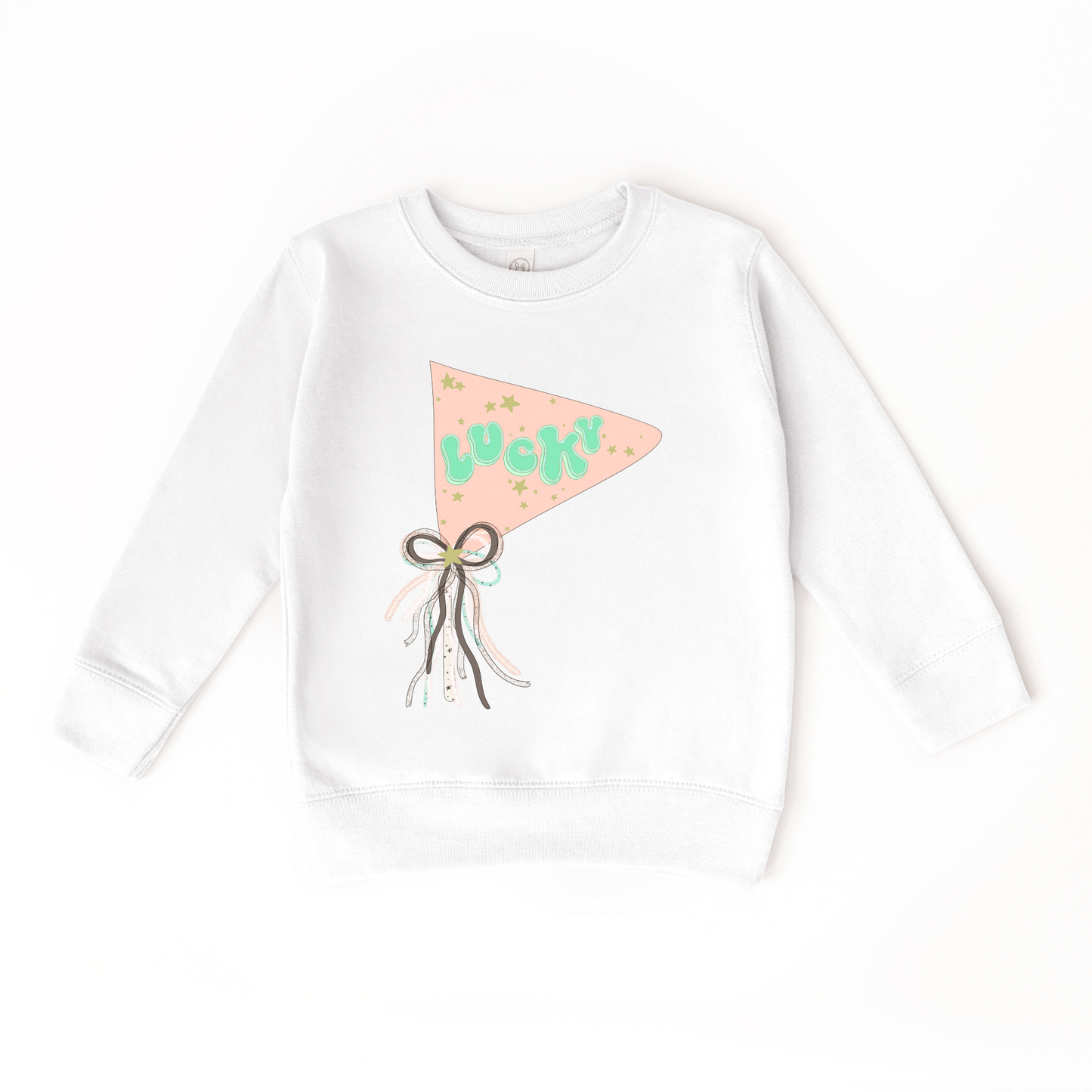 Lucky Girl Flag Sweatshirt