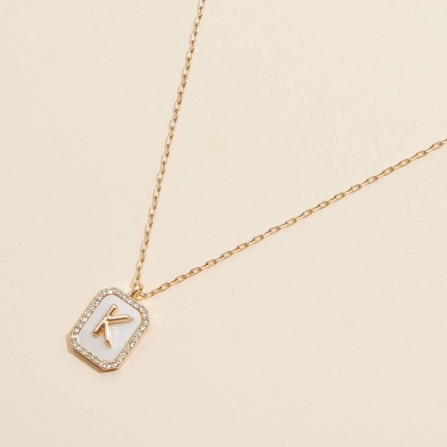 Initial Charm Necklace