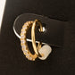 Double Or Nothing Threader Hoop Earrings