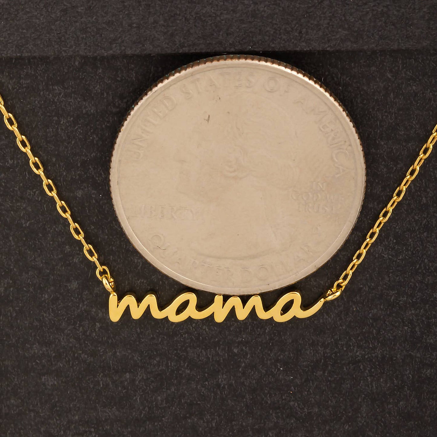 Dainty Mama Pendant Necklace