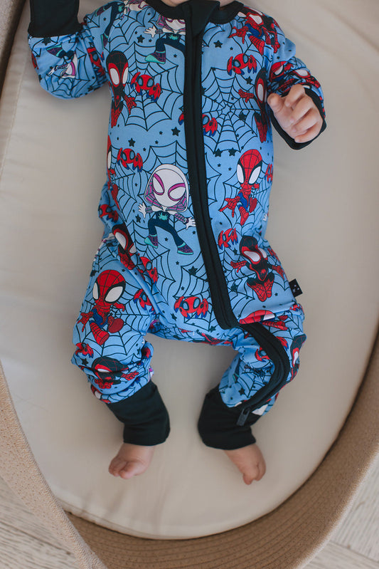 Webs UP Zippy Pajamas