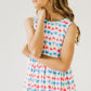 Red, White & Cute Tank Twirl Dress