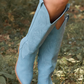 Shania Blue Boots