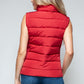 Apres Ski Zip Up Vest- Red