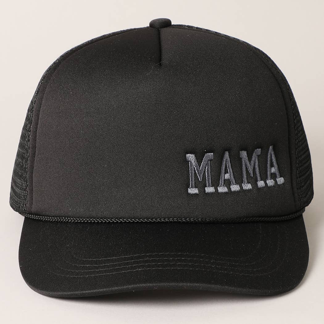 Mama Embroidered Trucker Hat