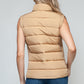 Apres Ski Zip Up Vest- Iced Coffee