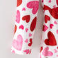 Toddler Girls Valentine Cute Pink Red Heart Print Dress