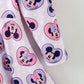 M&M hearts Character Print Purple Heart Dress