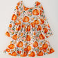Country Pumpkin Long Sleeve Dress