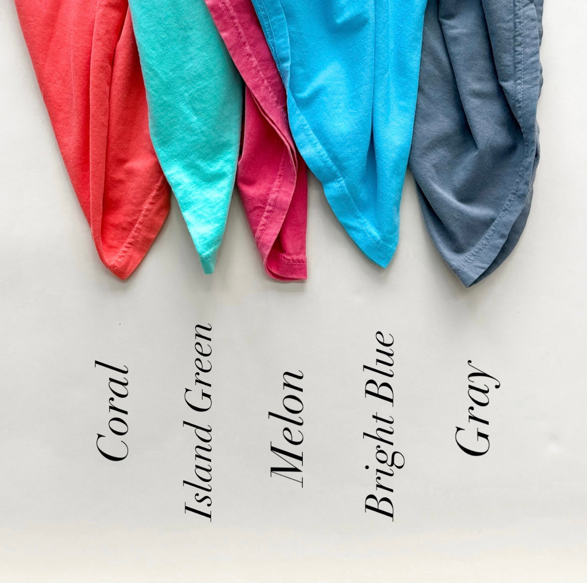 Mama Embroidered Handwritten Tee - 5 Colors