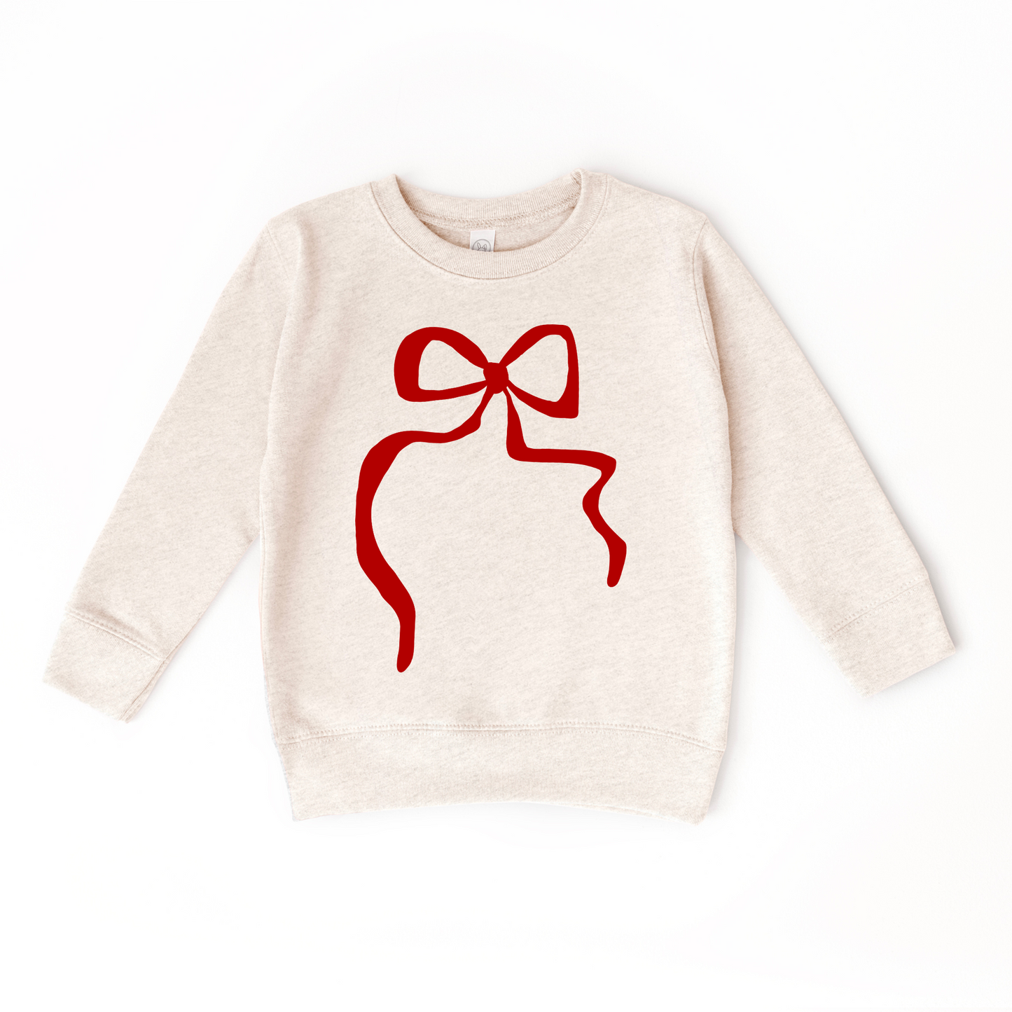 Red Coquette Bow Graphic Sweatshirt- 3 Colors