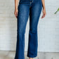 Judy Blue Mavis High Rise Side Seam Detail Flare Jeans