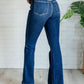 Judy Blue Mavis High Rise Side Seam Detail Flare Jeans