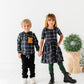 Black Plaid | Scoop Back Dress