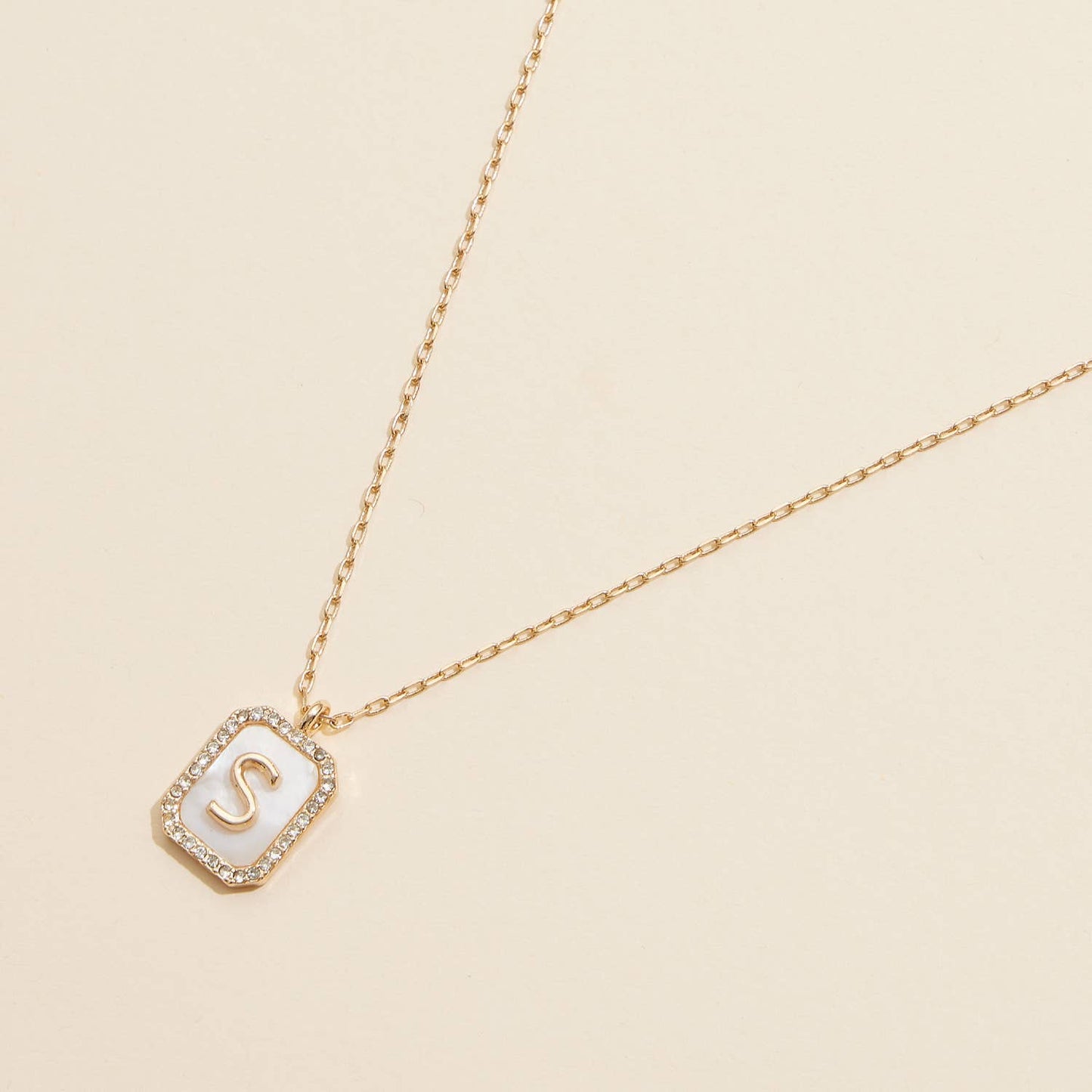 Initial Charm Necklace