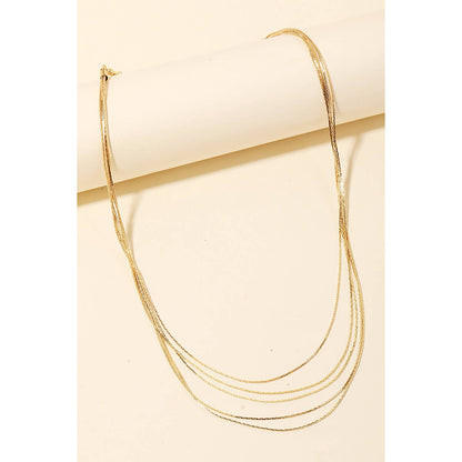 Instant Upgrade Five Layer Chain Necklace