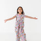 Vintage Sketchy Floral Romper