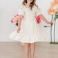Marvelous Marigolds Smocked Ruffle Dress