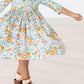 Vintage Vibes 3/4 Pocket Twirl Dress
