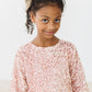Rose Gold Velvet Sequin Dress