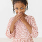 Rose Gold Velvet Sequin Dress