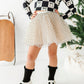 Cream + Dottie | MESH Skort