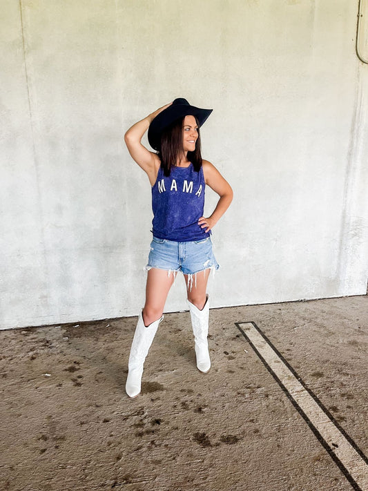 Mama Curved Original Adult Tank (USA Tones)