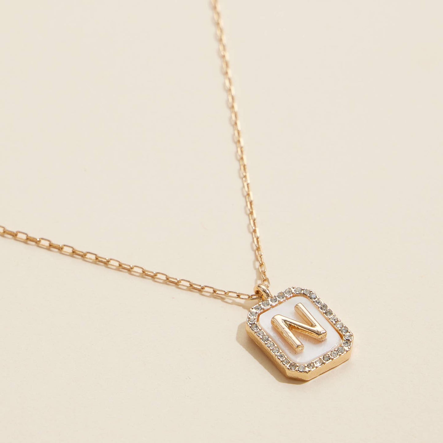 Initial Charm Necklace