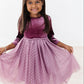 Amethyst Velvet Tutu Dress
