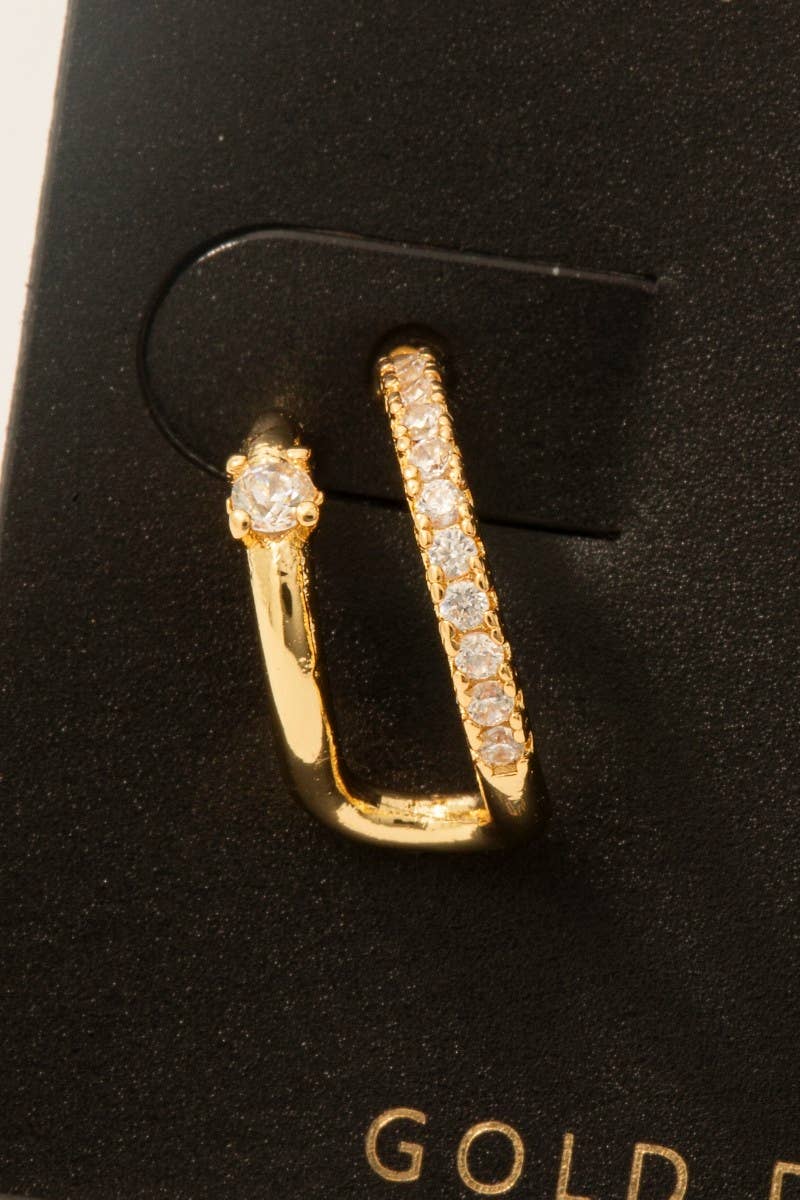 Douple Dip Layered Hoop Earrings