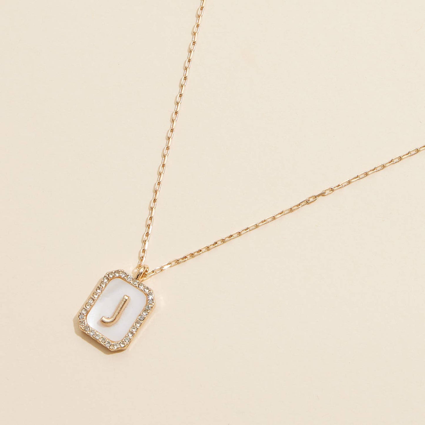 Initial Charm Necklace