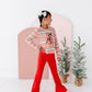 Holly Red | RIBBED FLARES