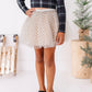 Cream + Dottie | MESH Skort