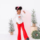 Holly Red | RIBBED FLARES