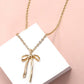 Golden Grace Ribbon Necklace