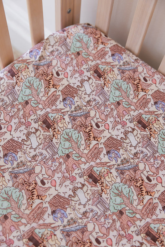 Hundred Acre Wood Crib Sheet