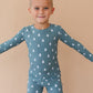 Northern Pine Ribbed 2-Piece Pajama Set