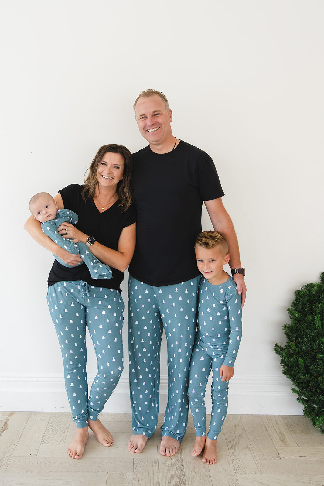 Northern Pine Ribbed Zippy Pajama