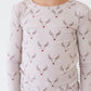 Reindeer Ridge Ribbed 2-Piece Pajama Set