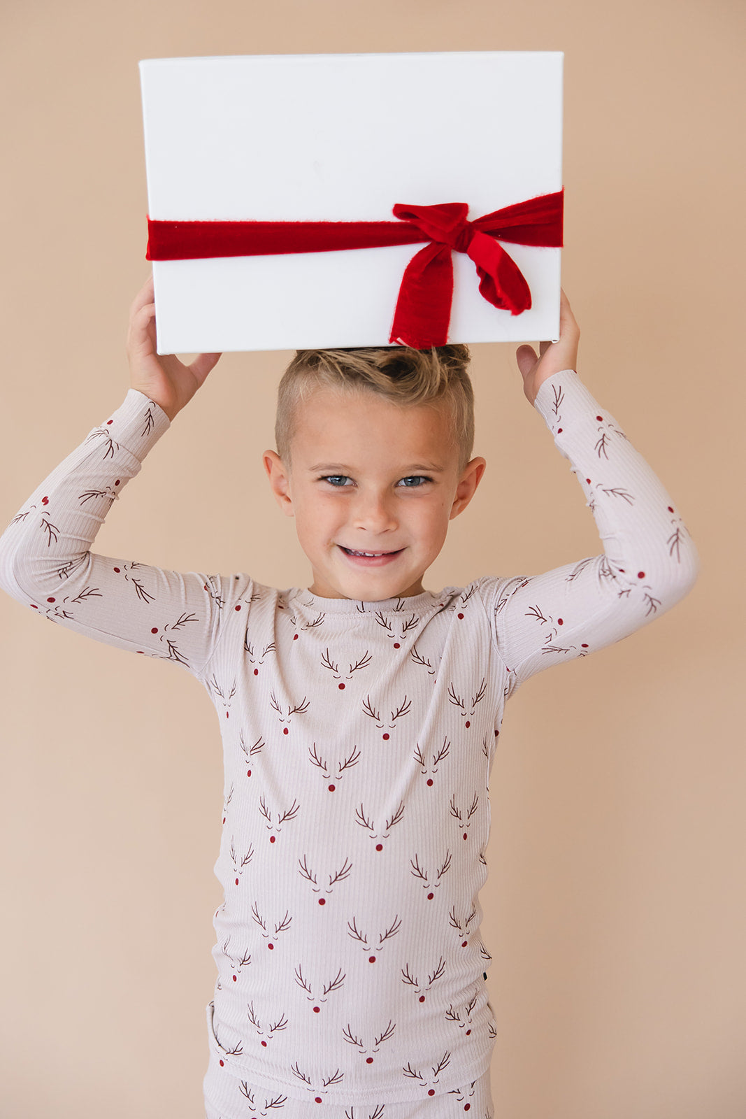 Reindeer Ridge Ribbed 2-Piece Pajama Set