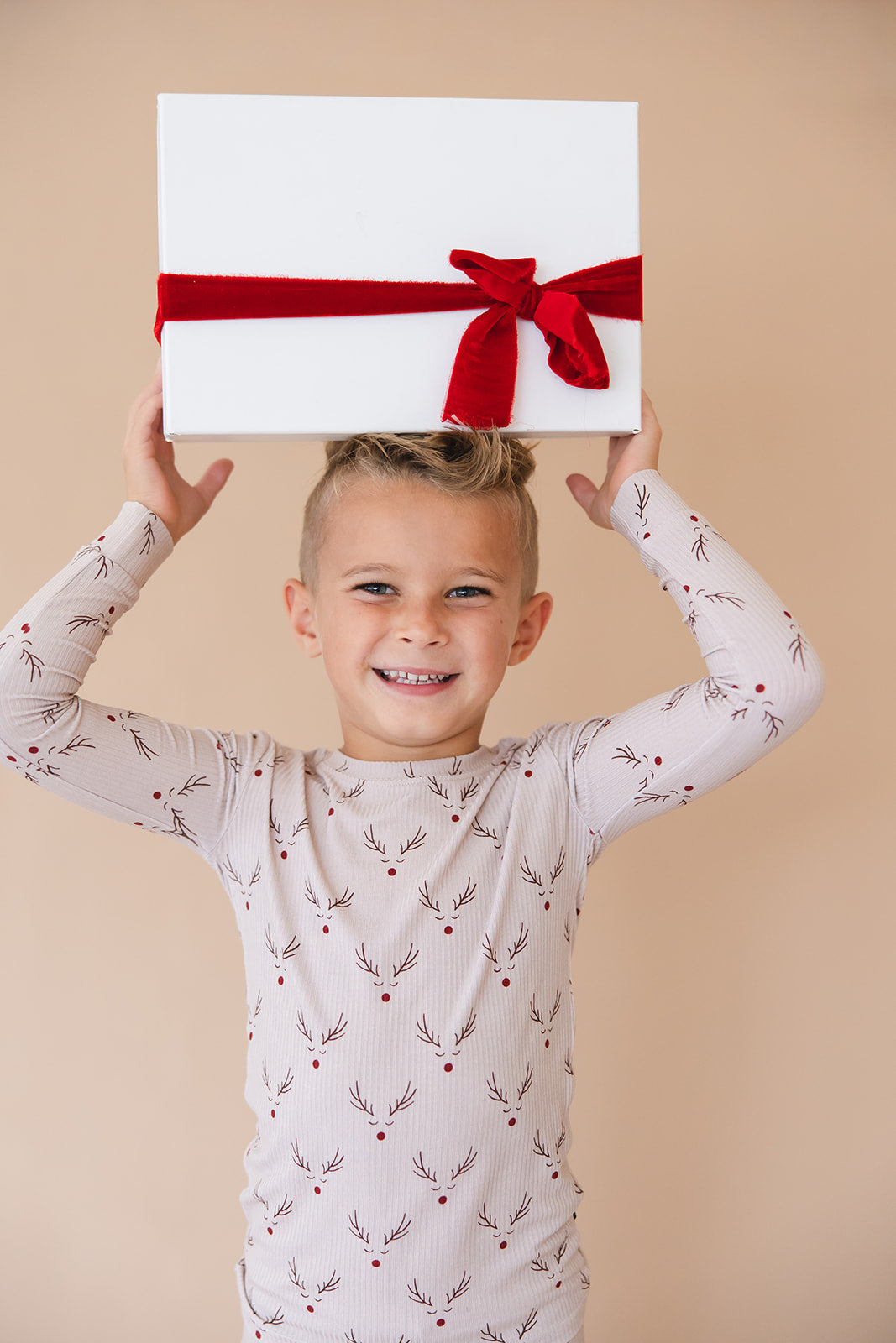 Reindeer Ridge Ribbed 2-Piece Pajama Set